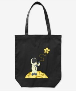 Astronaut Star Moon Space Rope Gift Idea Tote Bag