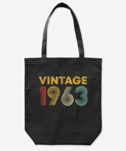Birthday Gift Idea Vintage 1963 Men Women Tote Bag