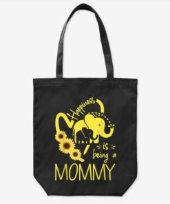Happiness Is Being A Mommy Elephant Sunflower Heart Tot...