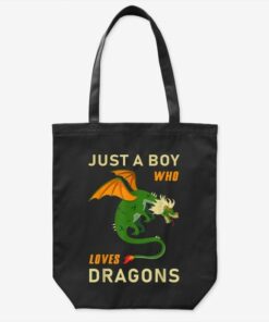 Just A Boy Who Loves Dragons For Kid Boy Dragon Lovers ...
