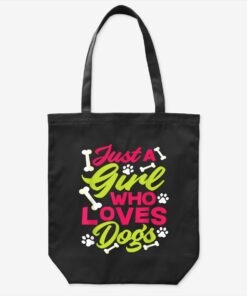 Just A Girl Who Love Dogs – Cute Dog Mom Gift Kids To...