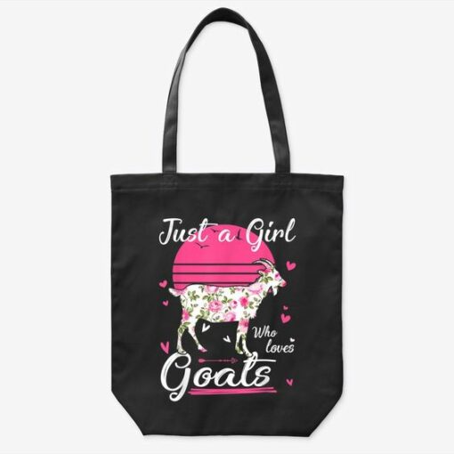 Just A Girl Who Loves Goats Tote Bag