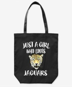 Just A Girl Who Loves Jaguars Animal Gift Tote Bag