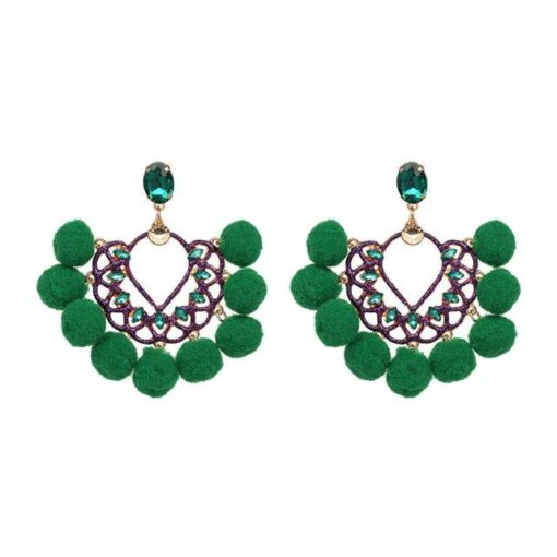 Luxury Boho Style Crystal Drop Earrings