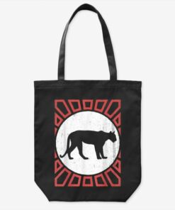 Mountain Lion Lover Vintage Retro Style Animal Tote Bag