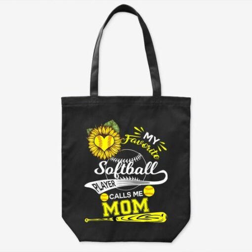 My Favorite Softball Player Calls Me Mom Sunflower Gift...