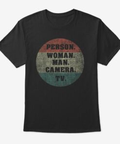 Person Women Man Camera Tv T-Shirt