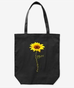 Sunshine Since 1986 Birthday Gift Sunflower Tote Bag